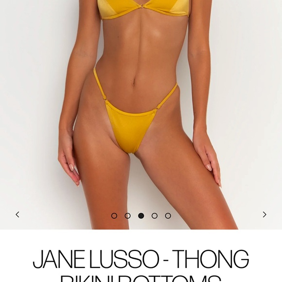 Mustard Yellow Bikini Set - Picture 4 of 5